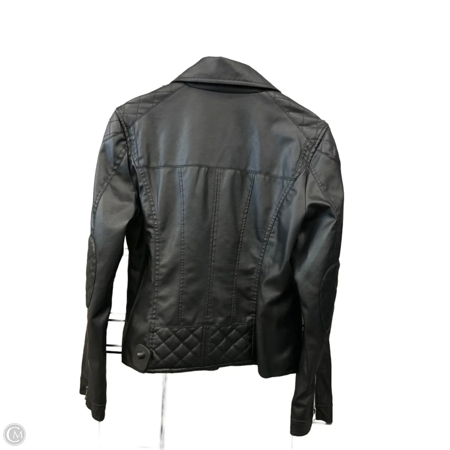 Jacket Moto By Celebrity Pink In Black, Size: M