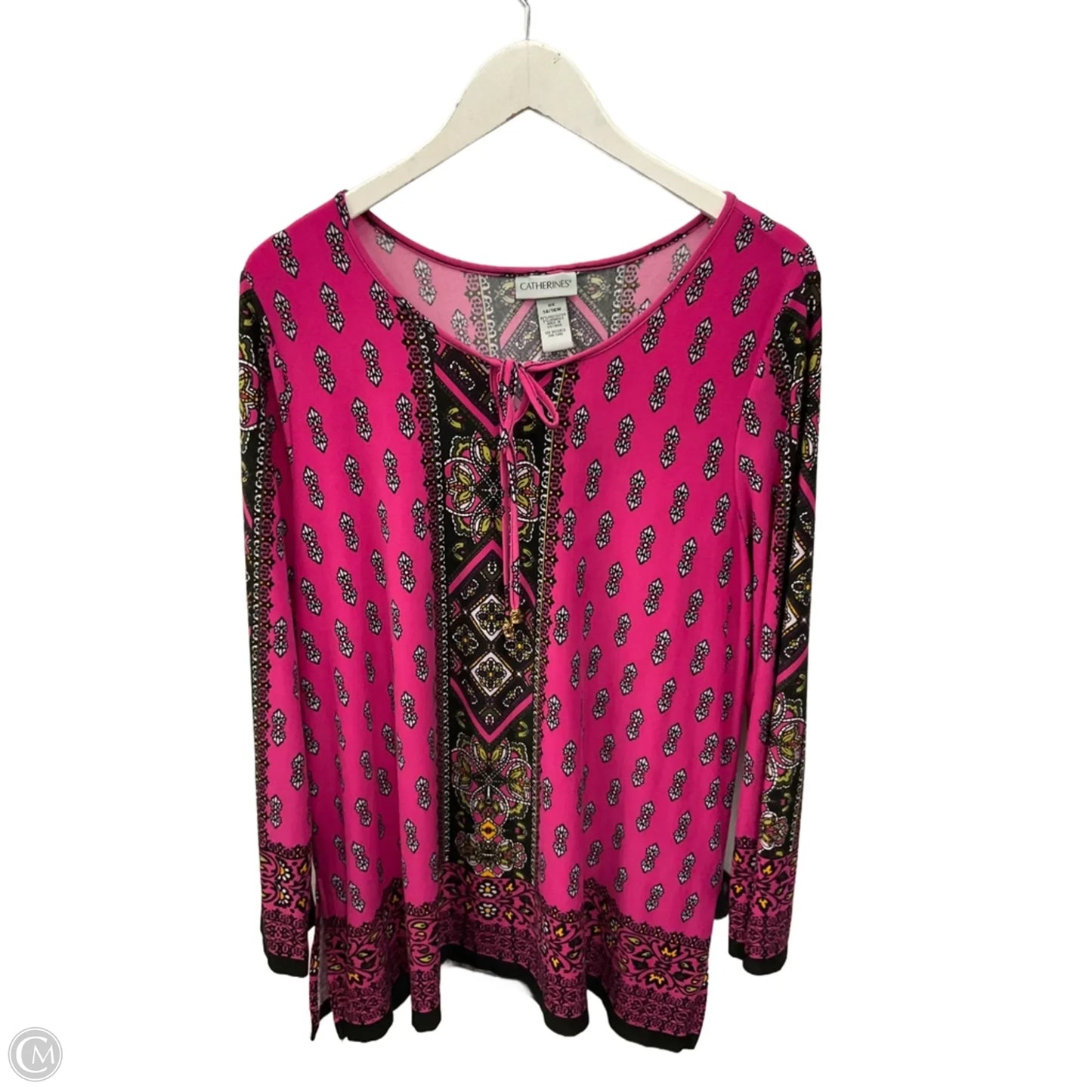 Top Long Sleeve By Catherines In Purple, Size: Xl