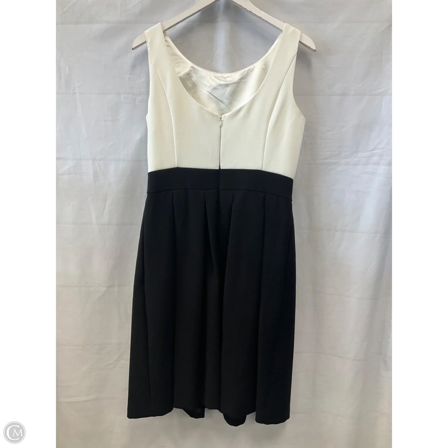 Dress Party Midi By White House Black Market In Black & White, Size: M