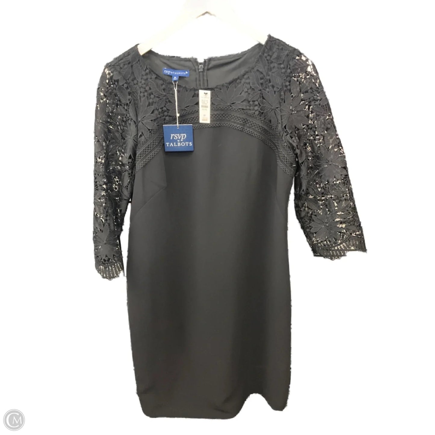 Dress Casual Midi By Talbots In Black, Size: M