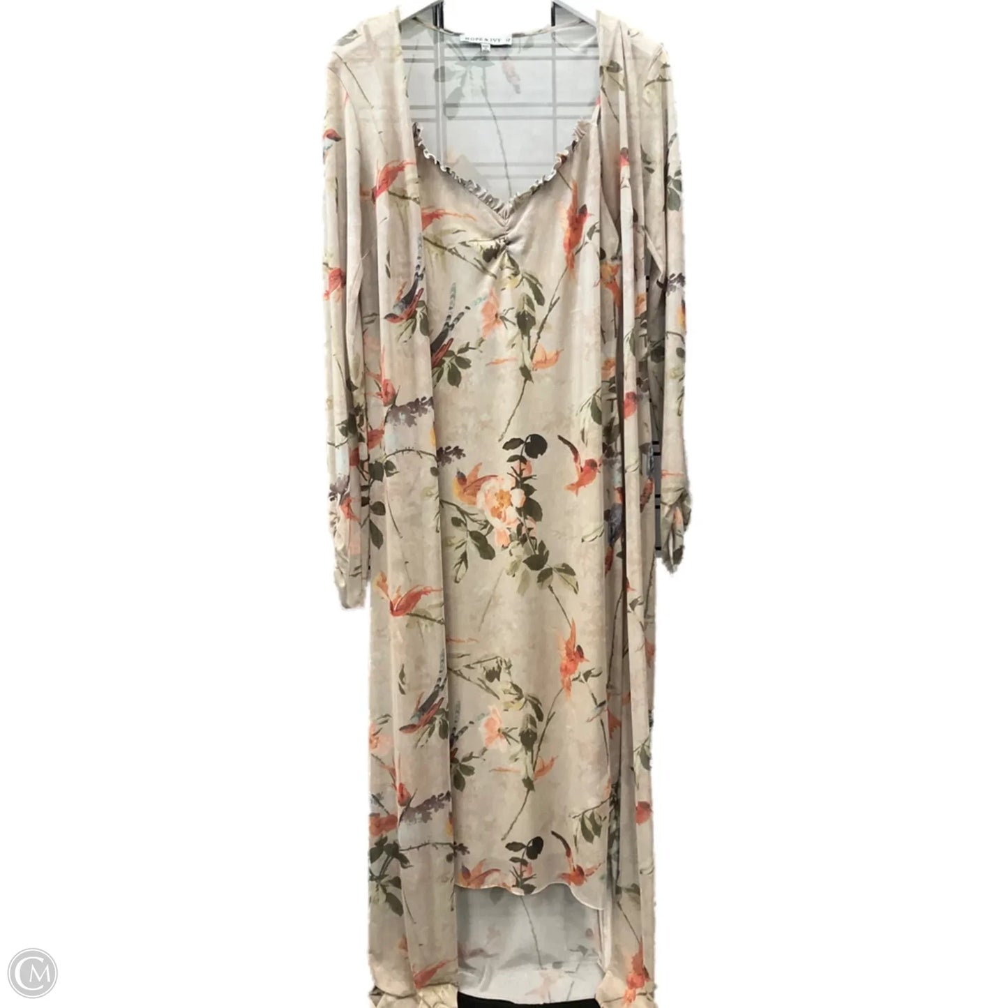 Dress Set 2pc By Cmf In Beige, Size: L