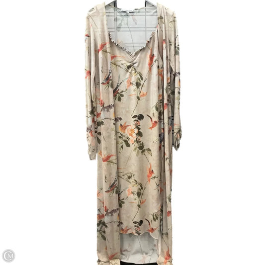 Dress Set 2pc By Cmf In Beige, Size: L