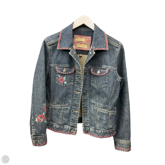 Jacket Denim By J. Jill In Blue Denim, Size: Xs