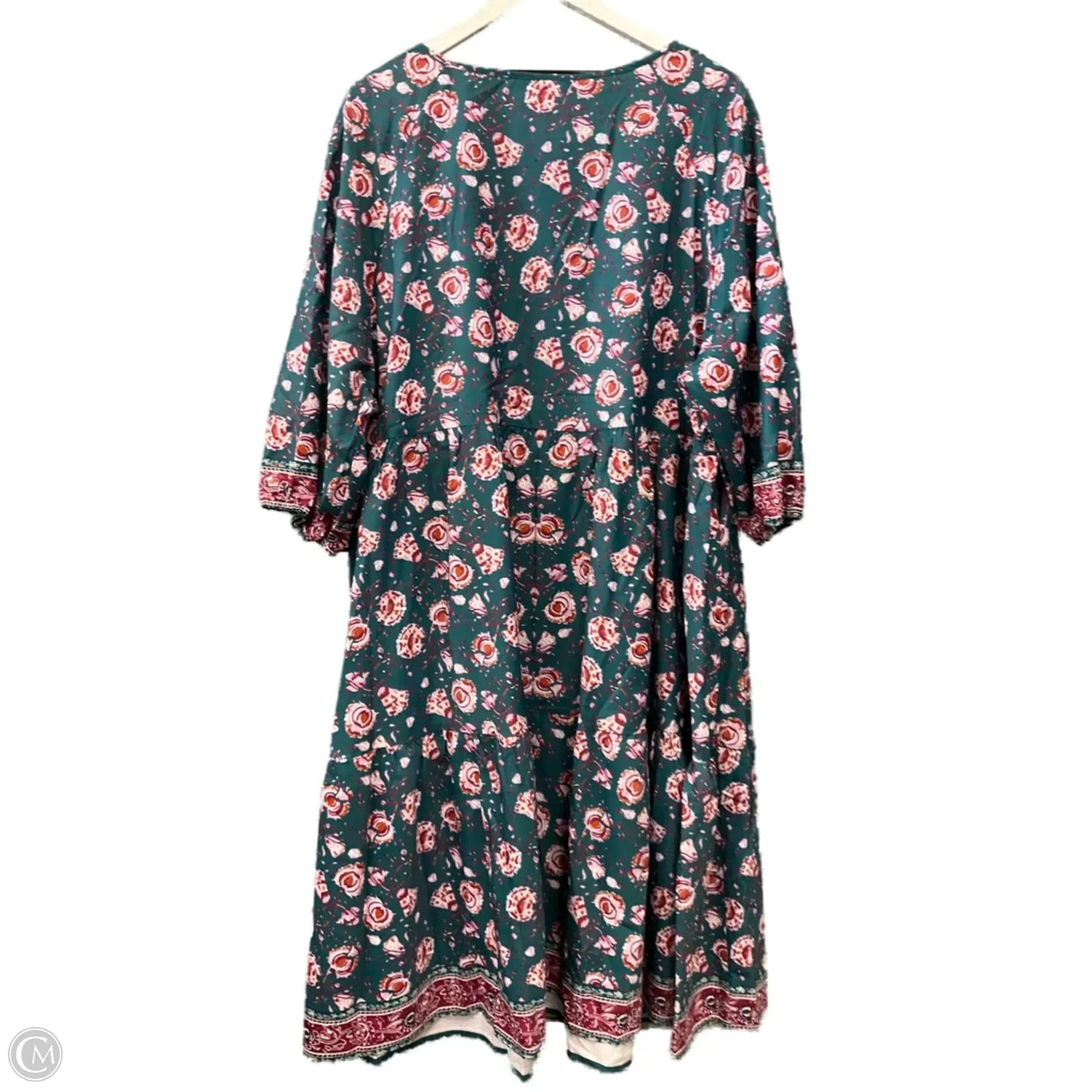 Dress Casual Midi By Bloomchic In Green, Size: 3x