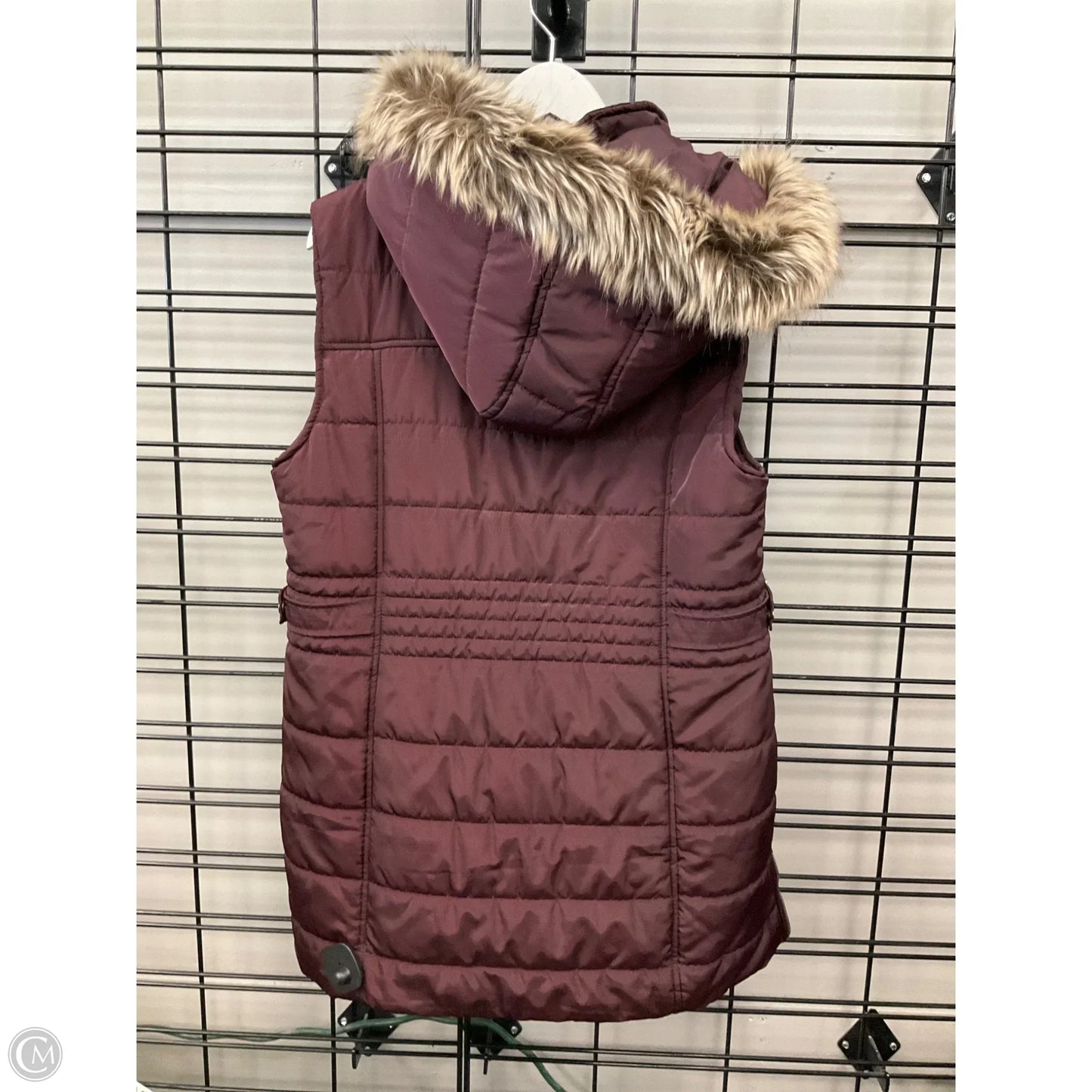 Vest Puffer & Quilted By Maurices In Maroon, Size: Xl