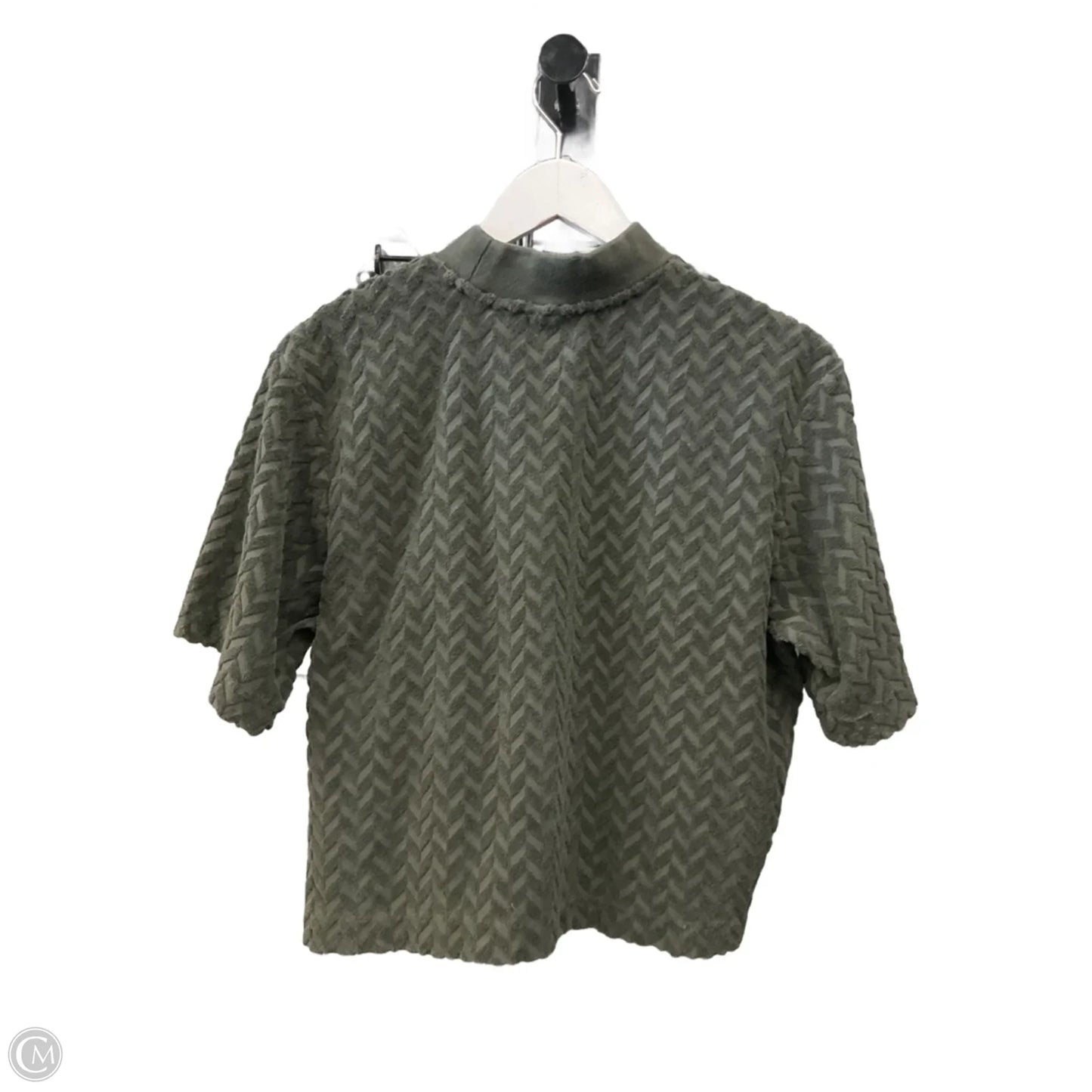 Athletic Top Short Sleeve By Nike Apparel In Green, Size: S