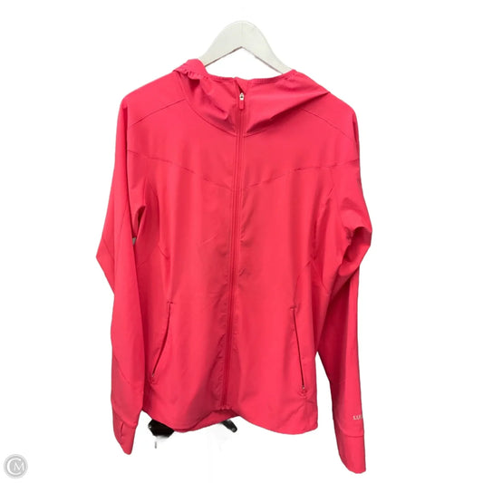 Athletic Jacket By Lululemon In Orange, Size: 12