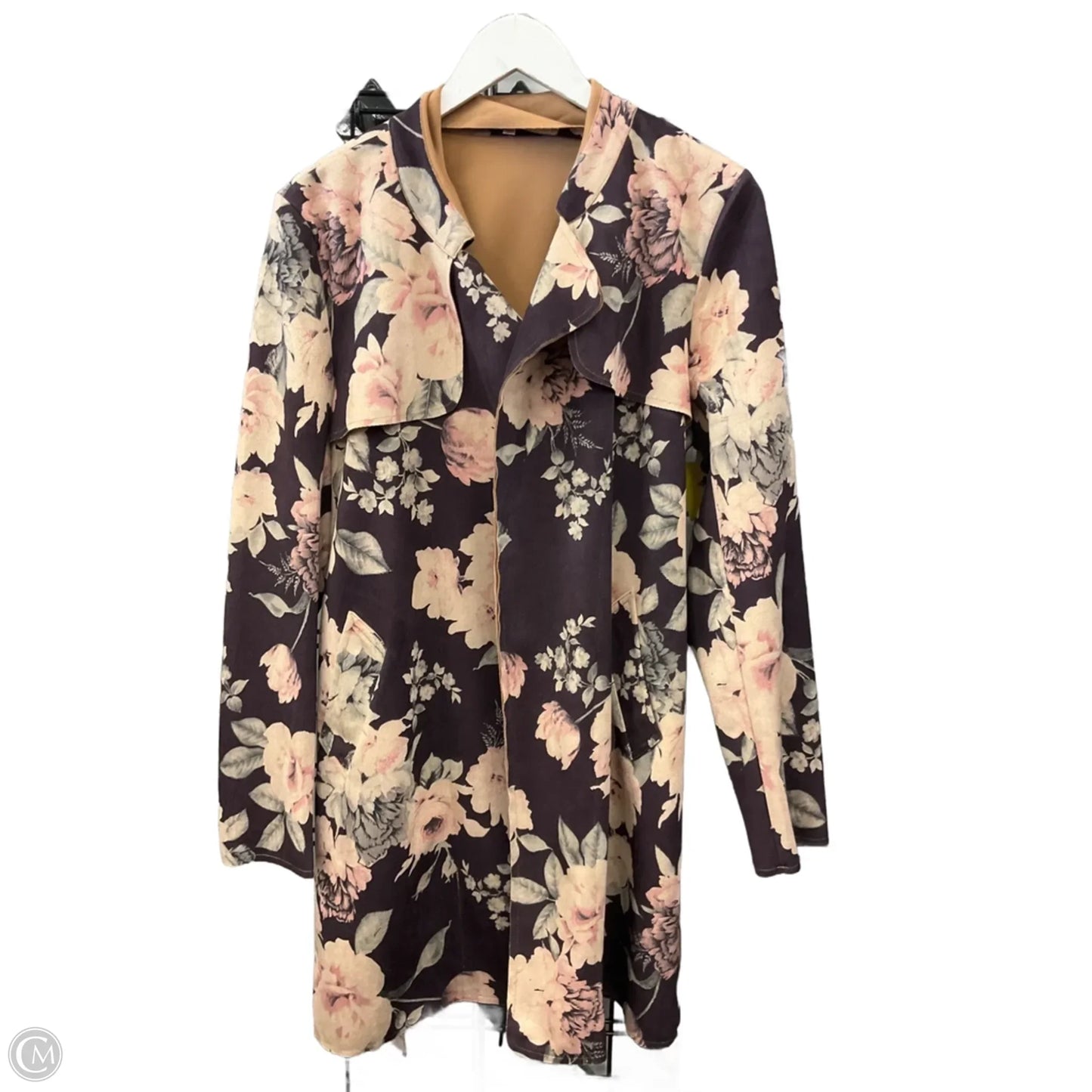 Coat Other By Solitaire In Purple & Tan, Size: L