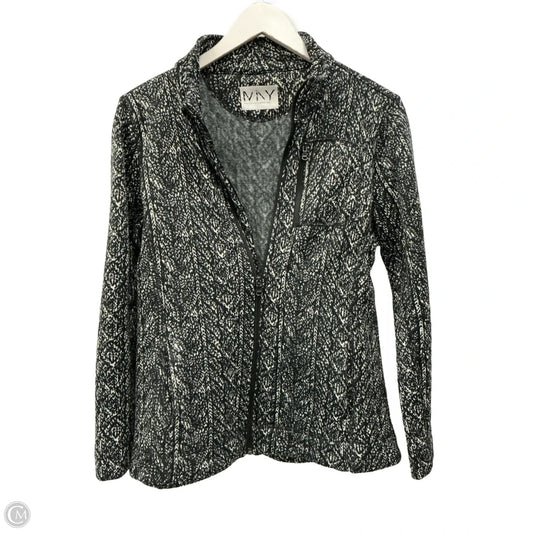 Jacket Fleece By Marc New York In Black & White, Size: M