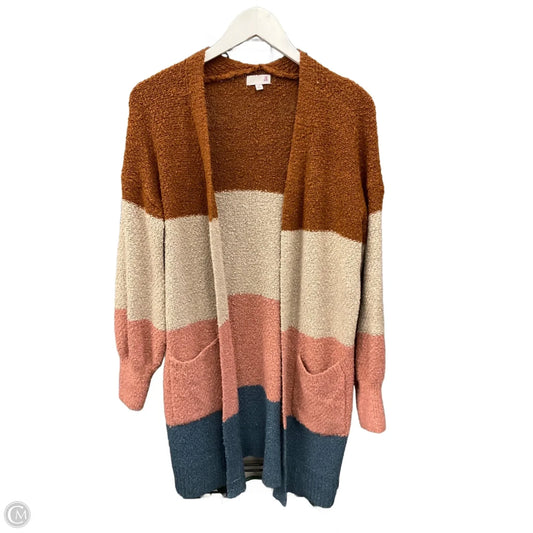 Sweater Cardigan By So In Multi-colored, Size: Xl