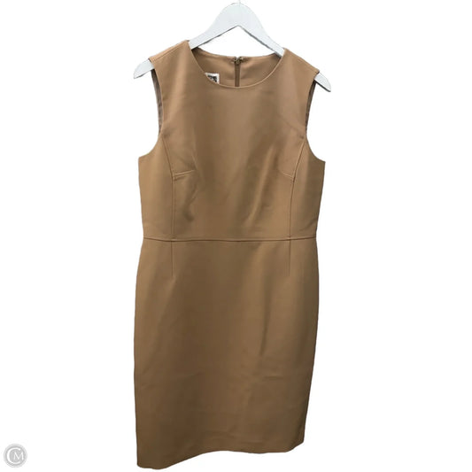 Dress Casual Midi By Anne Klein In Tan, Size: M