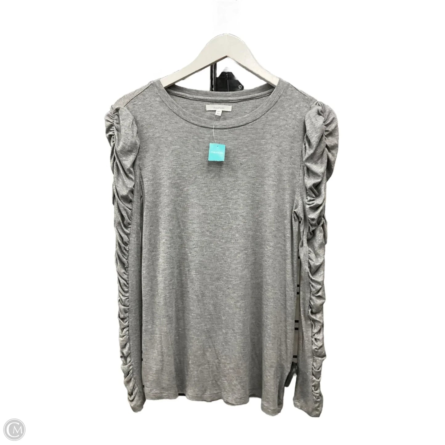 Top Long Sleeve By Maurices In Grey, Size: Xs