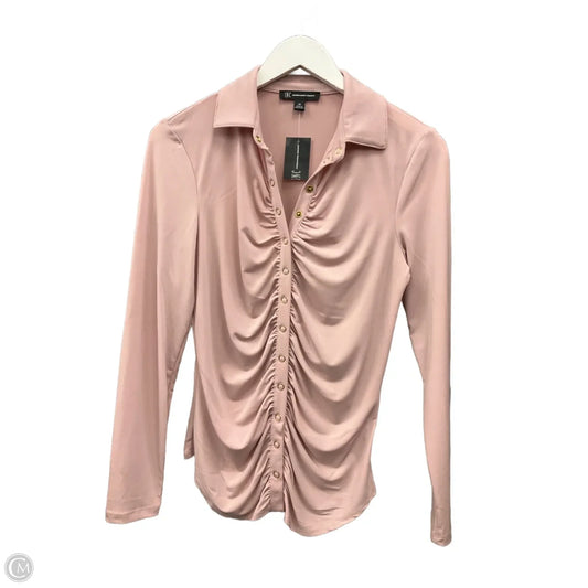 Top Long Sleeve By Inc In Pink, Size: Xs
