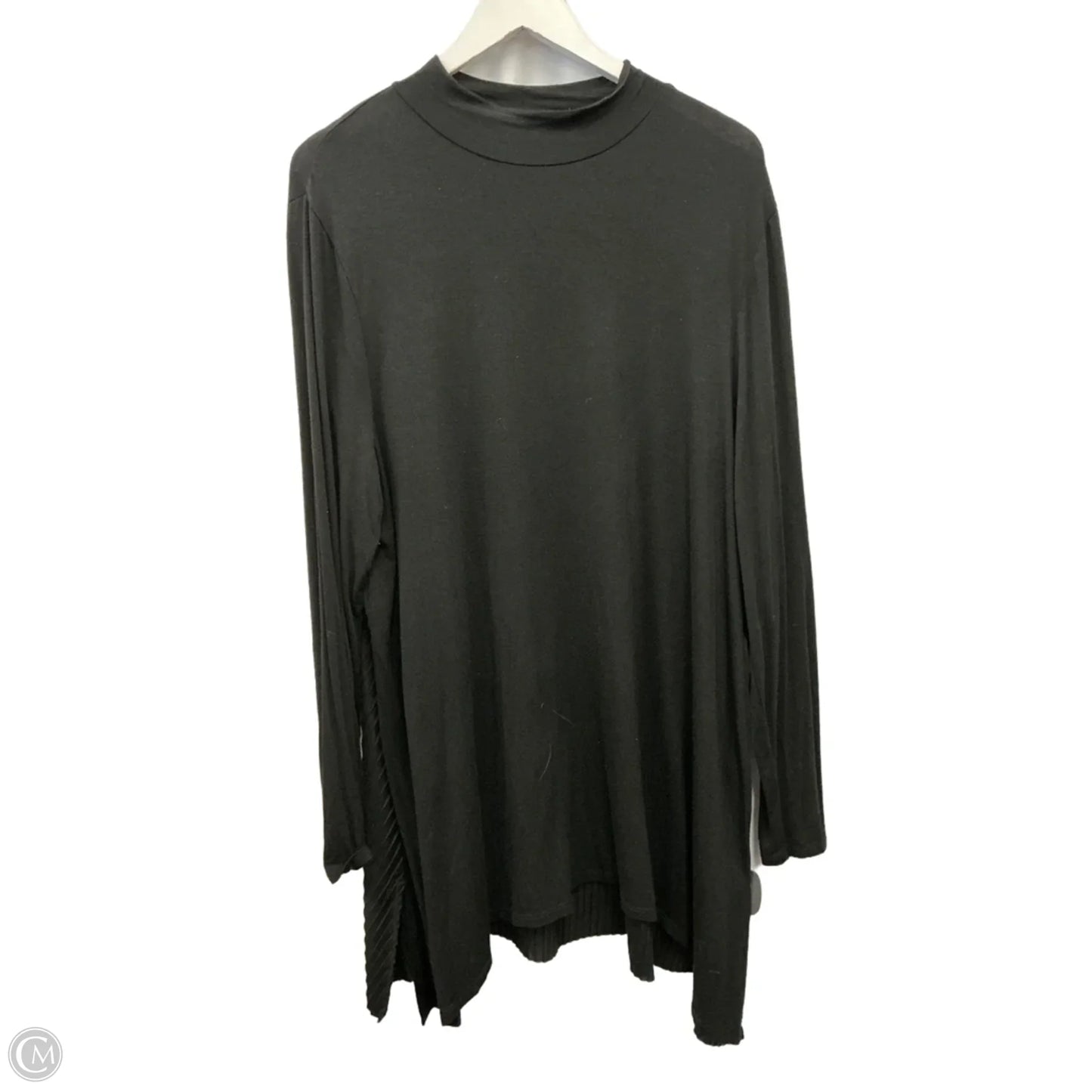 Tunic Long Sleeve By Chicos In Black, Size: Xlarge