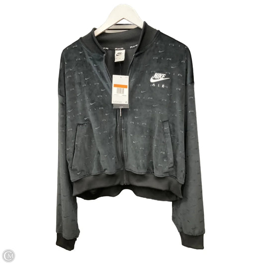 Athletic Jacket By Nike Apparel In Black, Size: Xxl