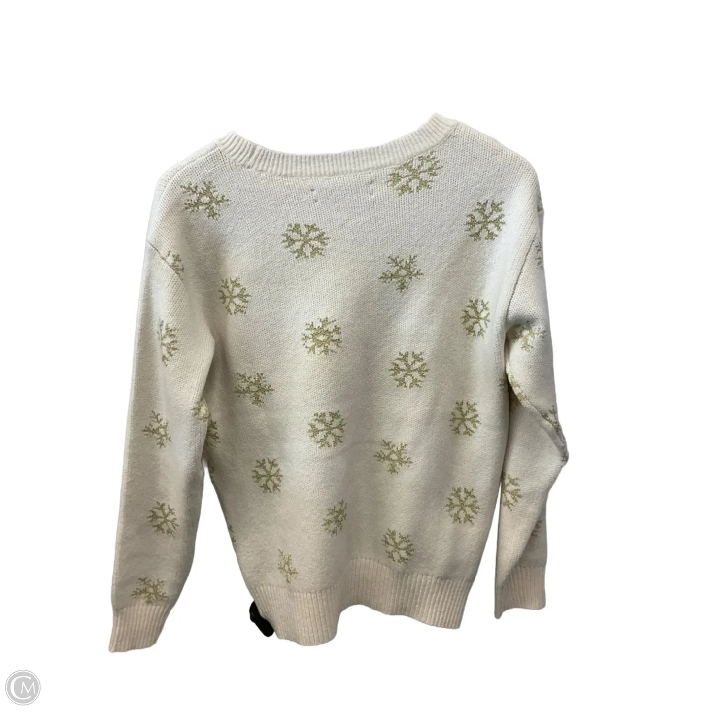 Sweater By Loft In Cream, Size: M