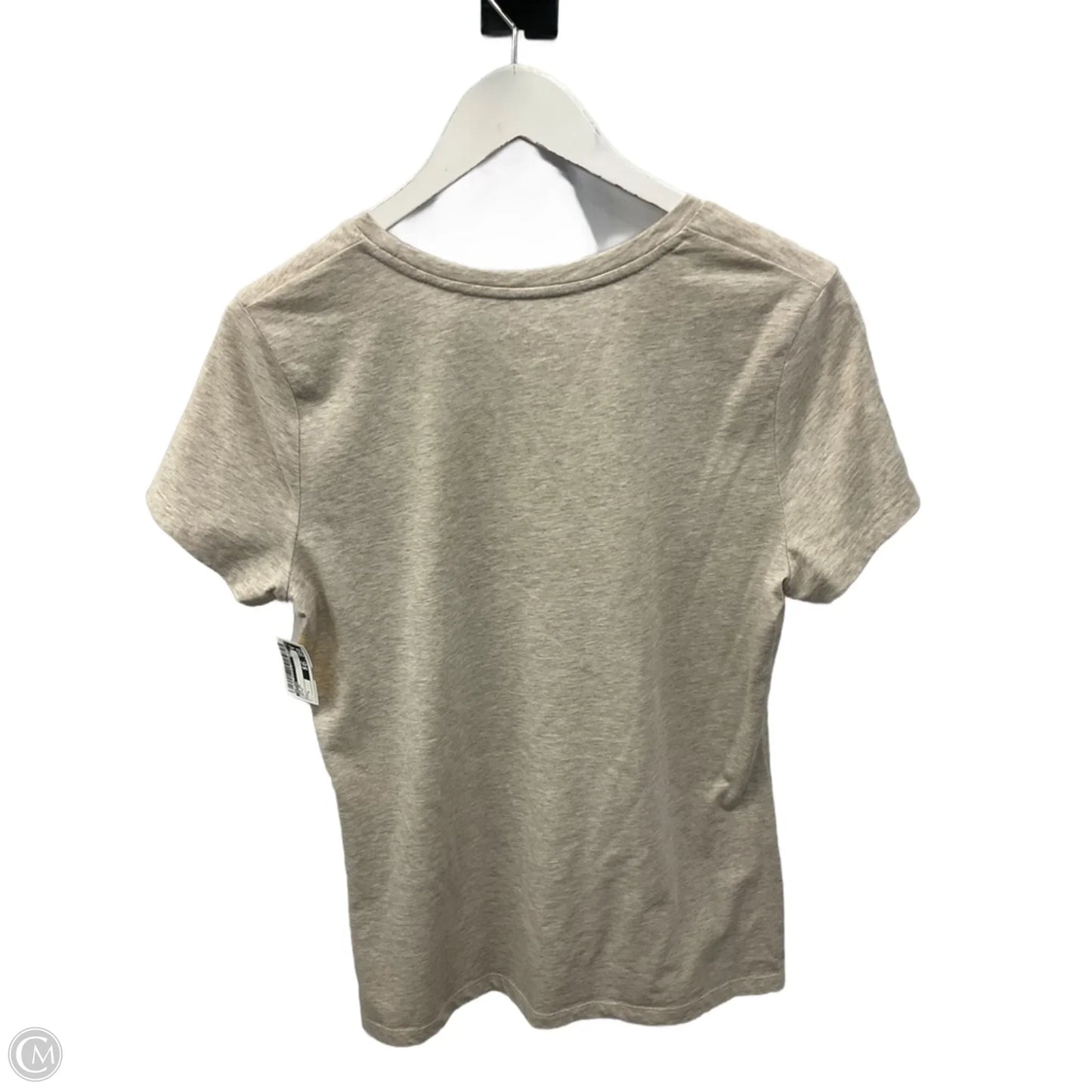 Top Short Sleeve By Merona In Beige, Size: L