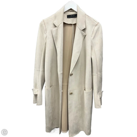 Coat Other By Zara Basic In Cream, Size: M