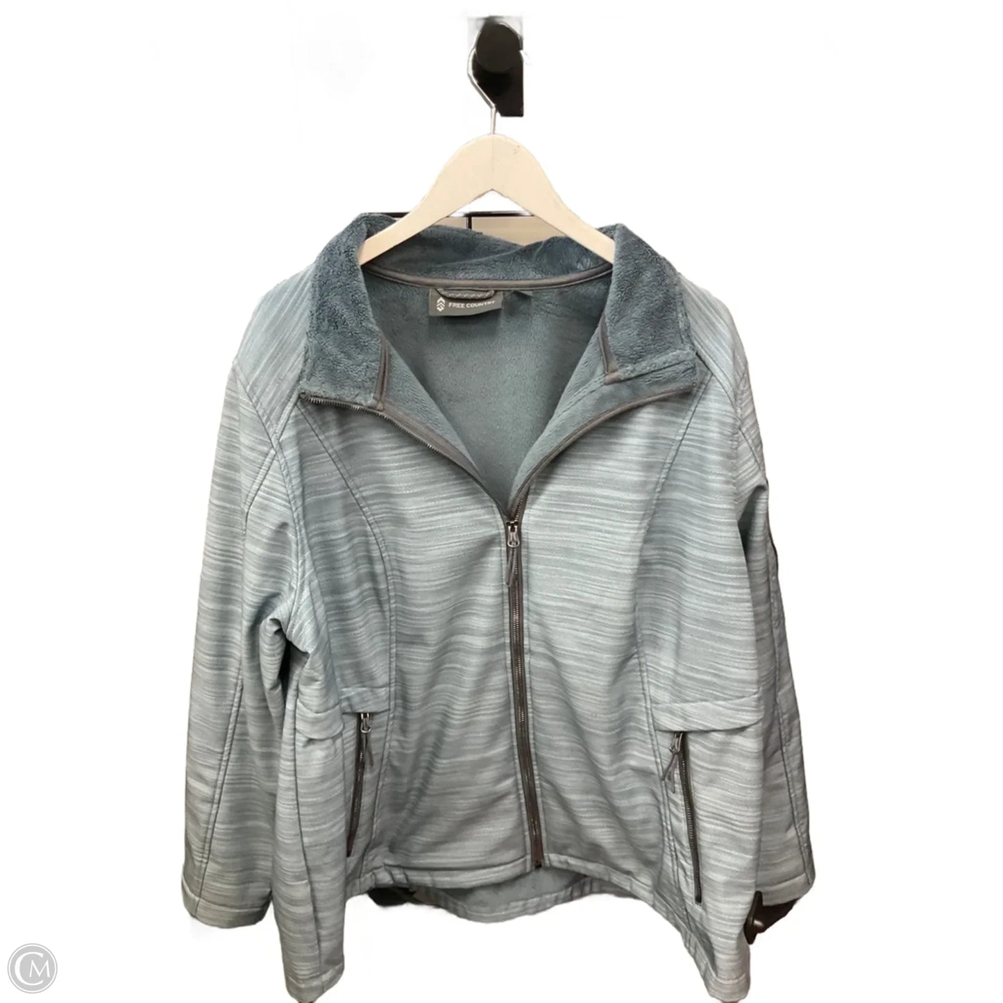 Jacket Other By Free Country In Blue, Size: 2x