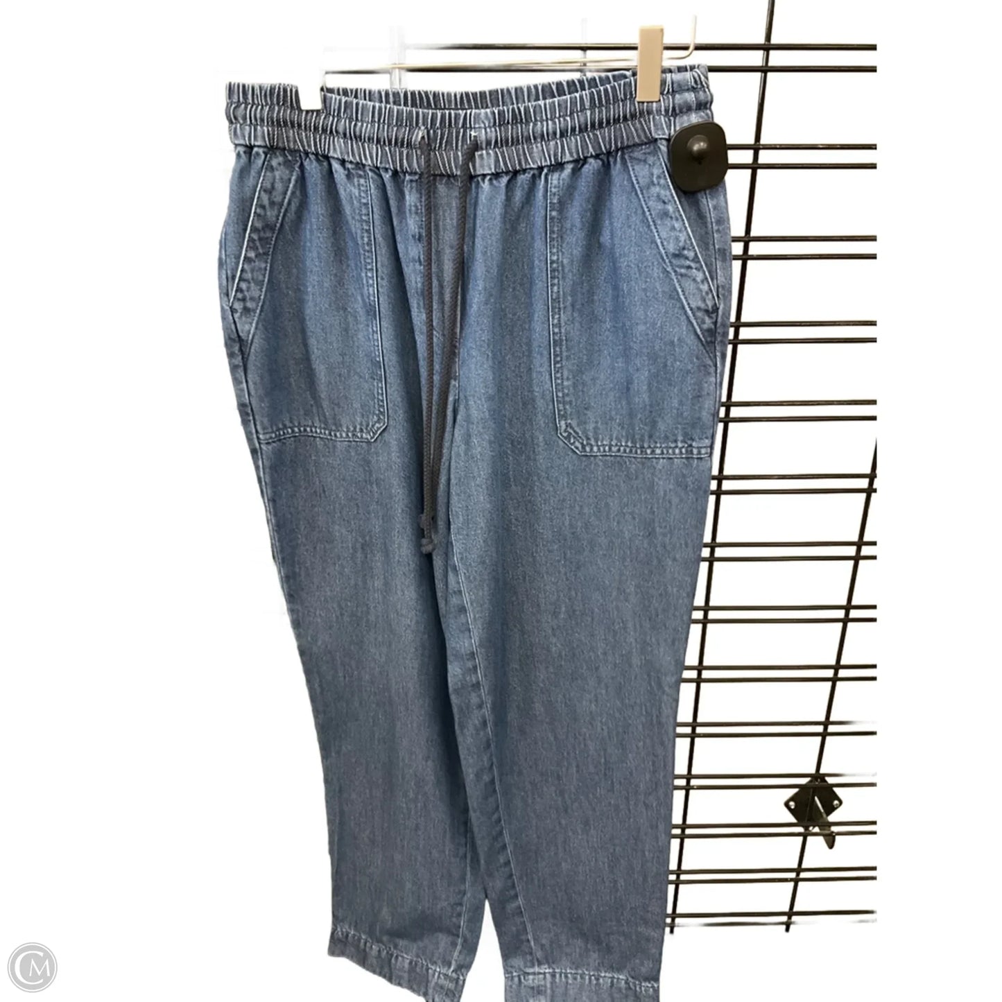 Pants Joggers By Talbots In Blue Denim, Size: Xs