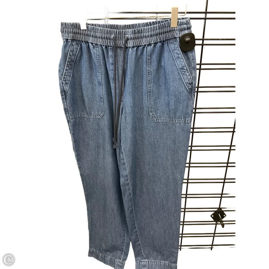 Pants Joggers By Talbots In Blue Denim, Size: Xs