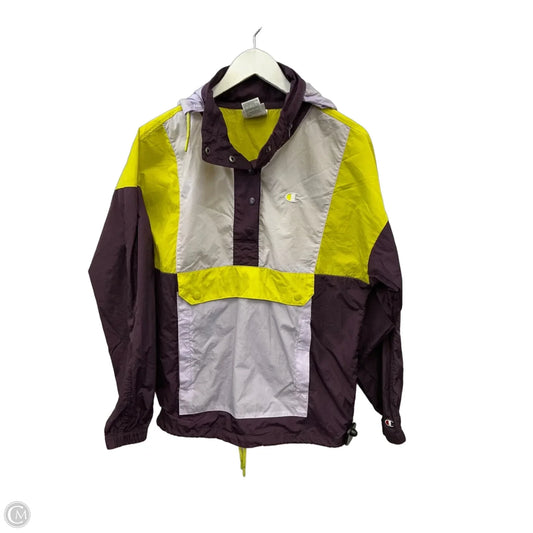 Athletic Jacket By Champion In Purple, Size: S