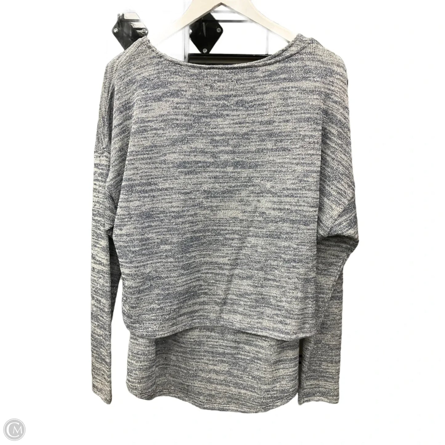 Tunic Long Sleeve By White House Black Market In Blue, Size: L