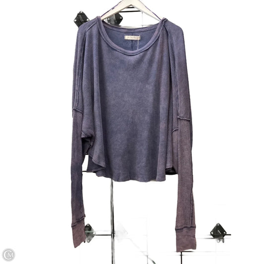 Top Long Sleeve By We The Free In Purple, Size: M