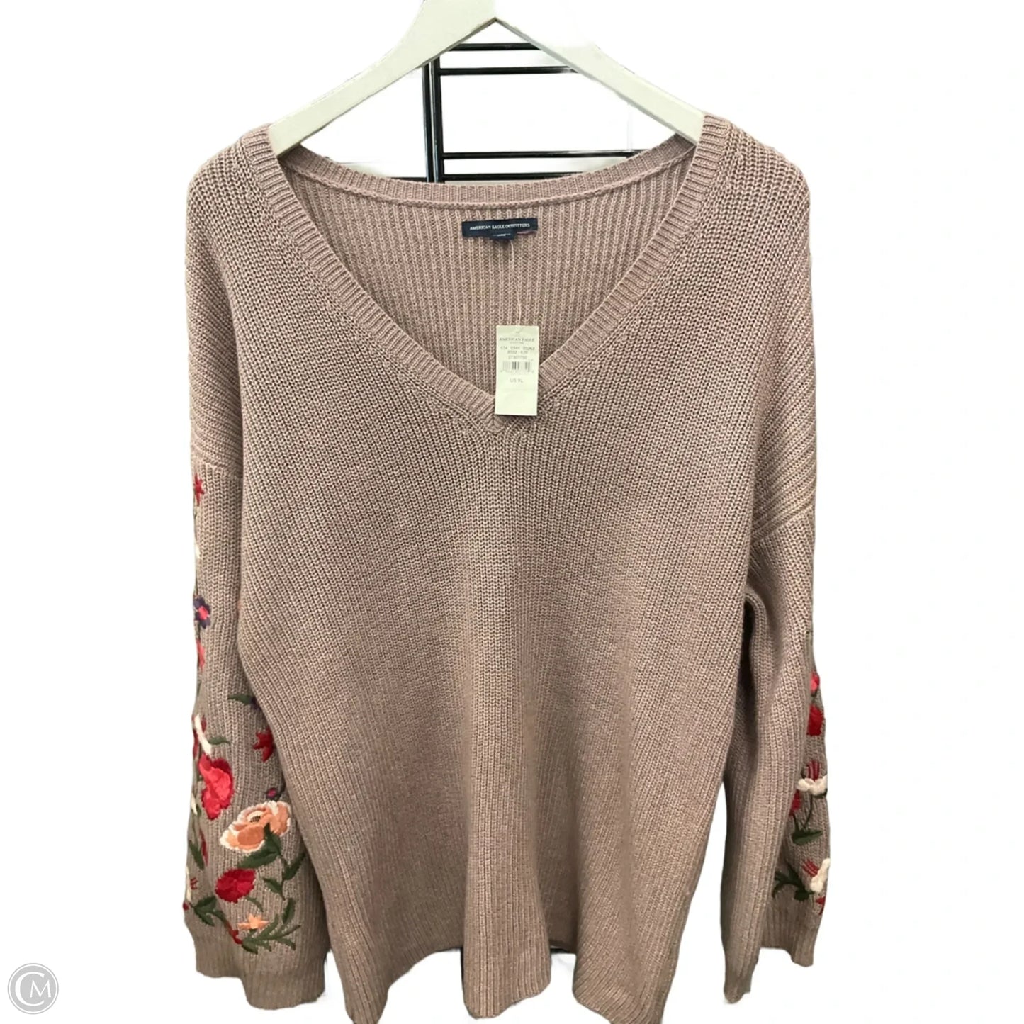 Sweater By American Eagle In Mauve, Size: Xl