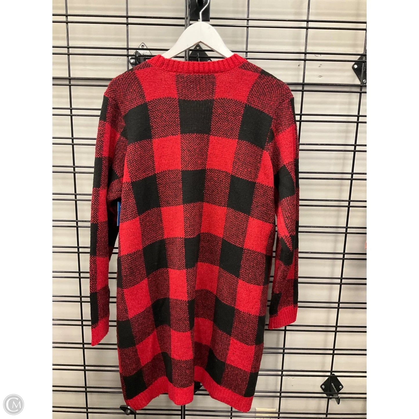 Sweater Cardigan By Maurices In Red, Size: 2x