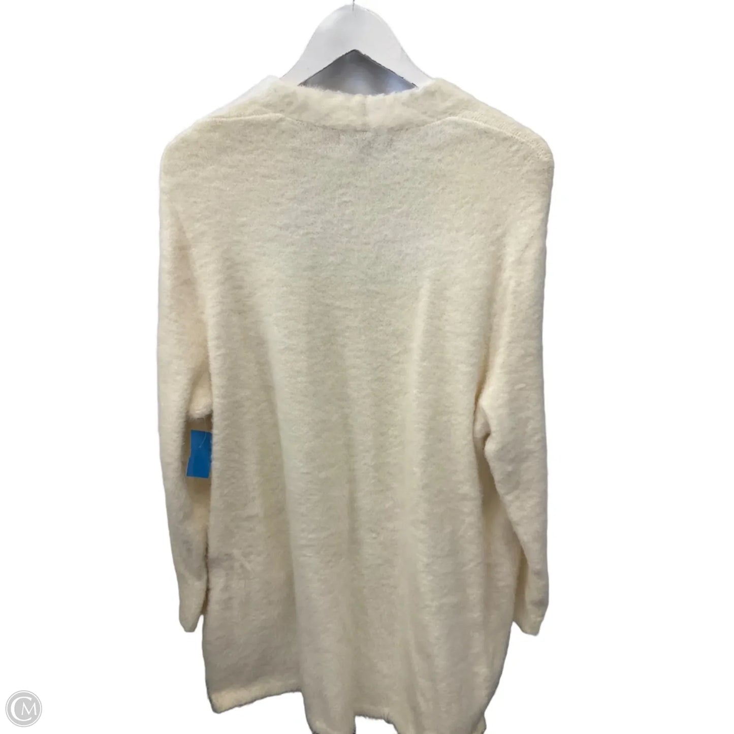 Sweater Cardigan By Banana Republic In Cream, Size: Xl