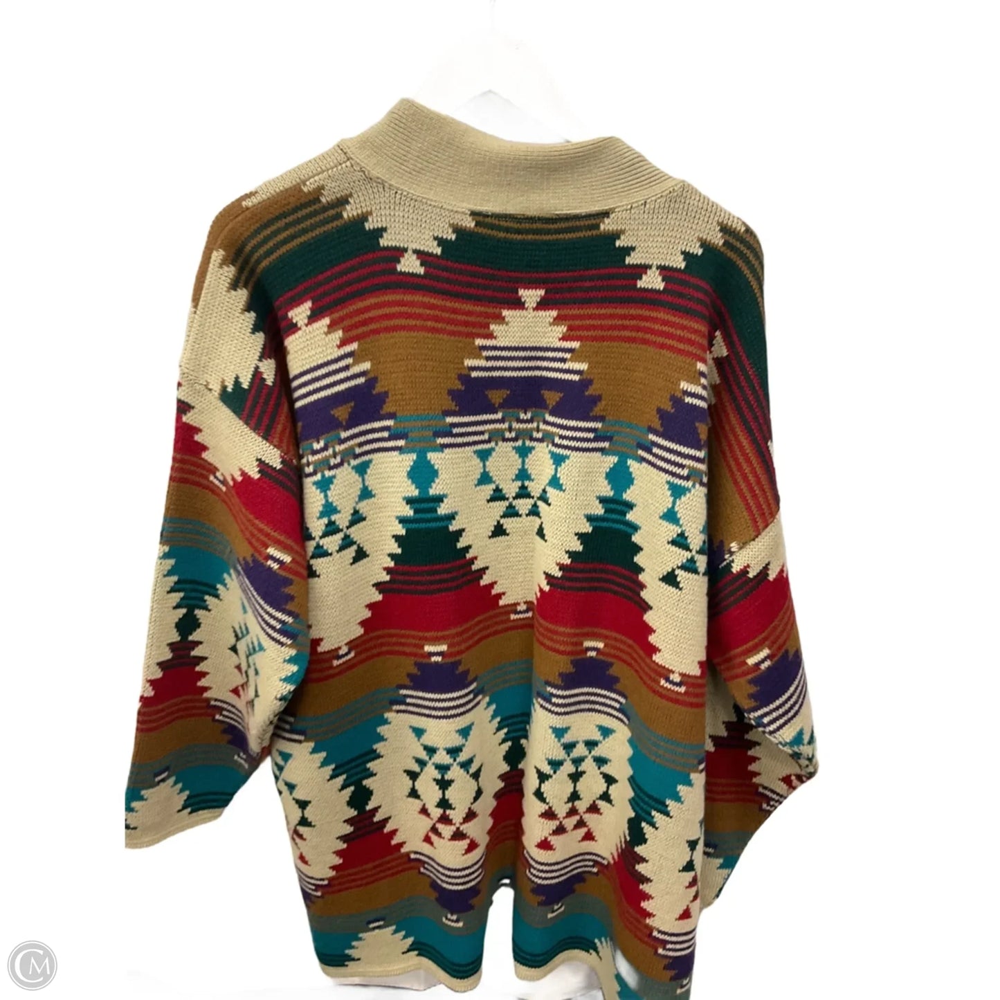 Sweater Cardigan By Clothes Mentor In Beige, Size: 3x