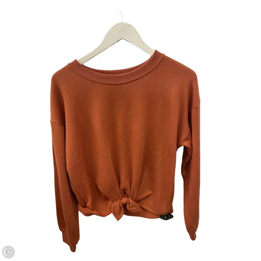 Top Long Sleeve By Loft In Orange, Size: M