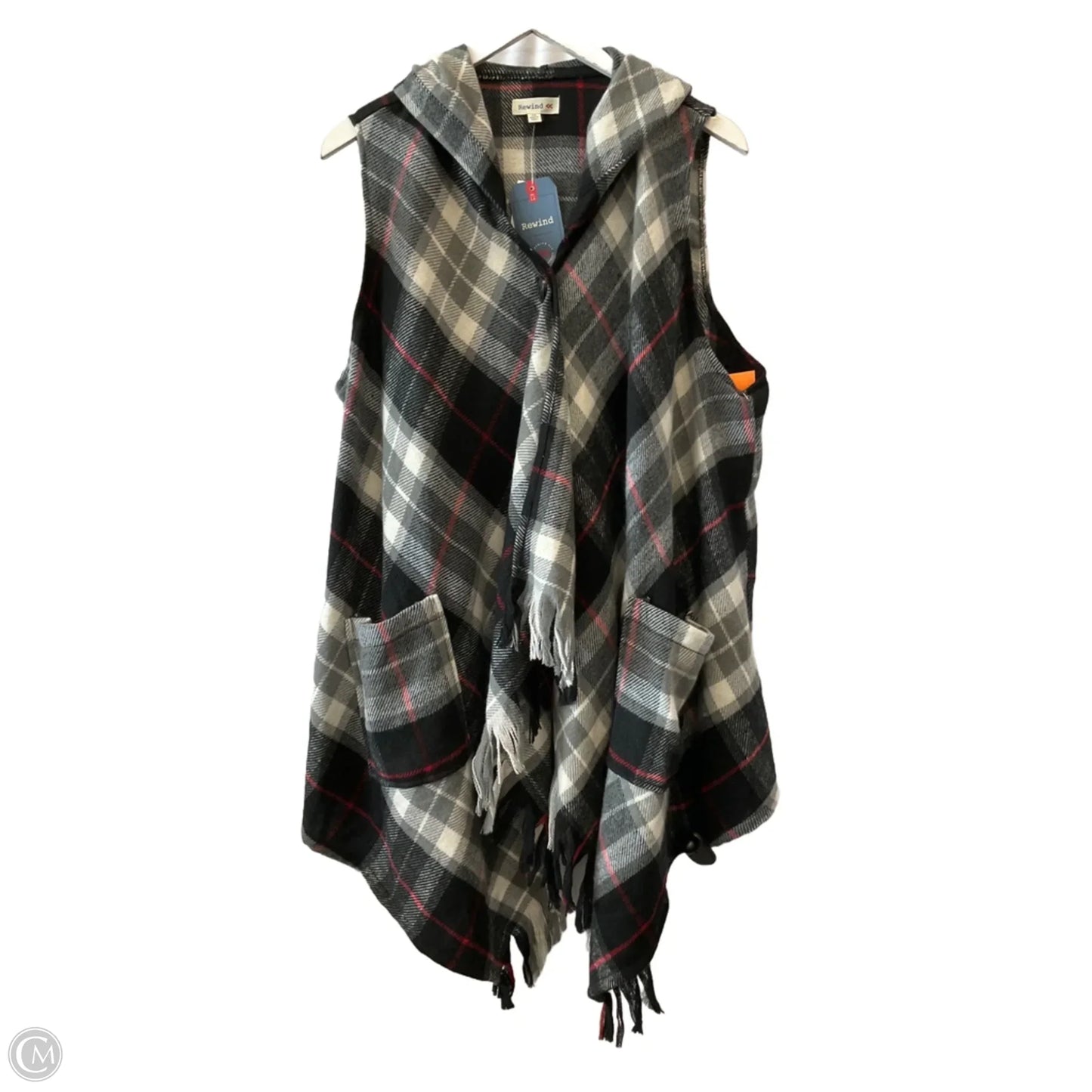 Vest Other By Rewind In Black & White, Size: 2x