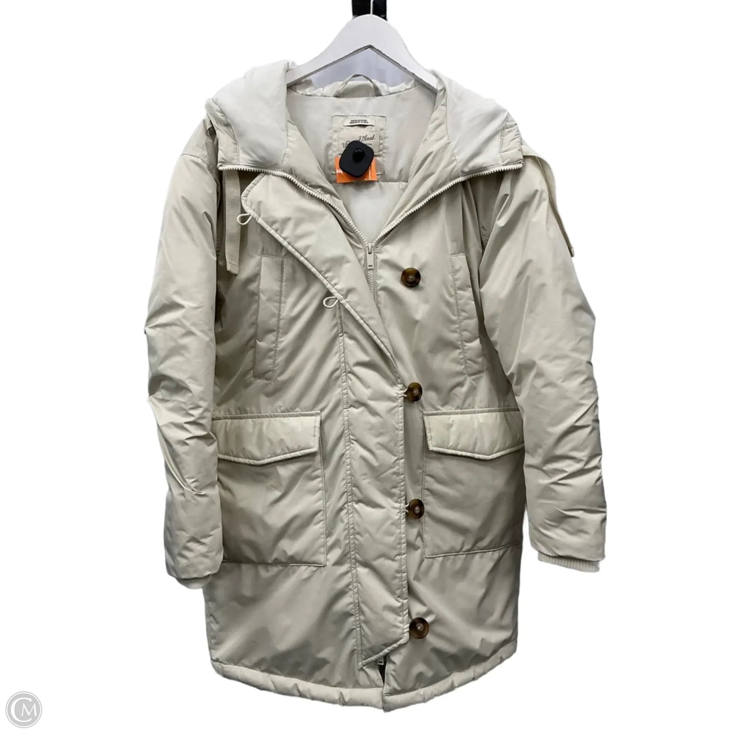 Coat Parka By Universal Thread In Cream, Size: S