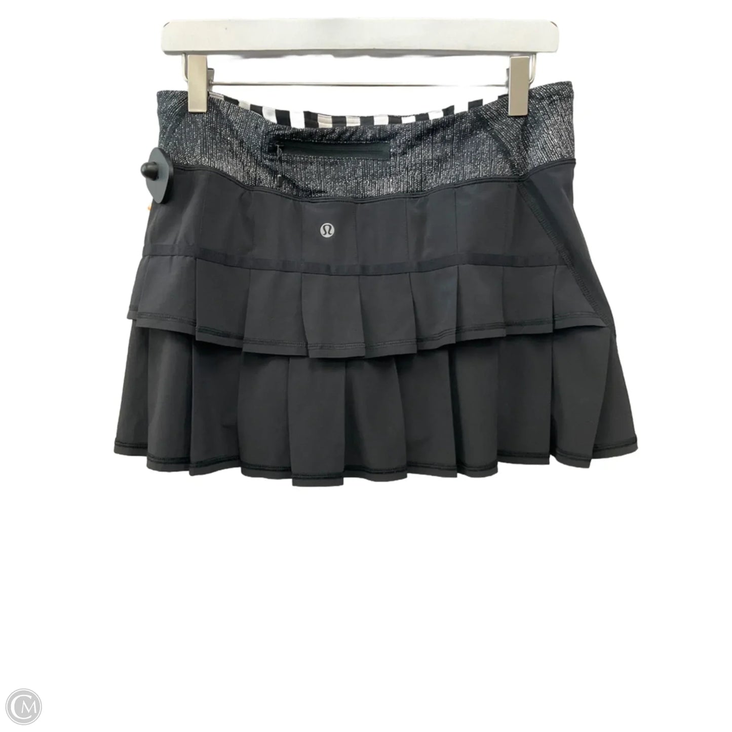 Athletic Skort By Lululemon In Grey, Size: 8