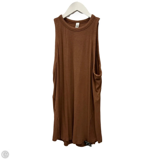 Athletic Tank Top By Lululemon In Brown, Size: L