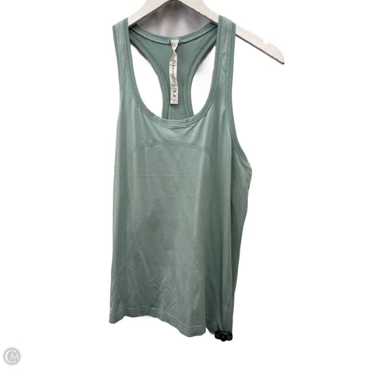 Athletic Tank Top By Lululemon In Green, Size: M