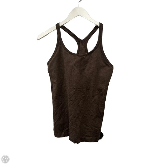 Athletic Tank Top By Lululemon In Bronze, Size: M