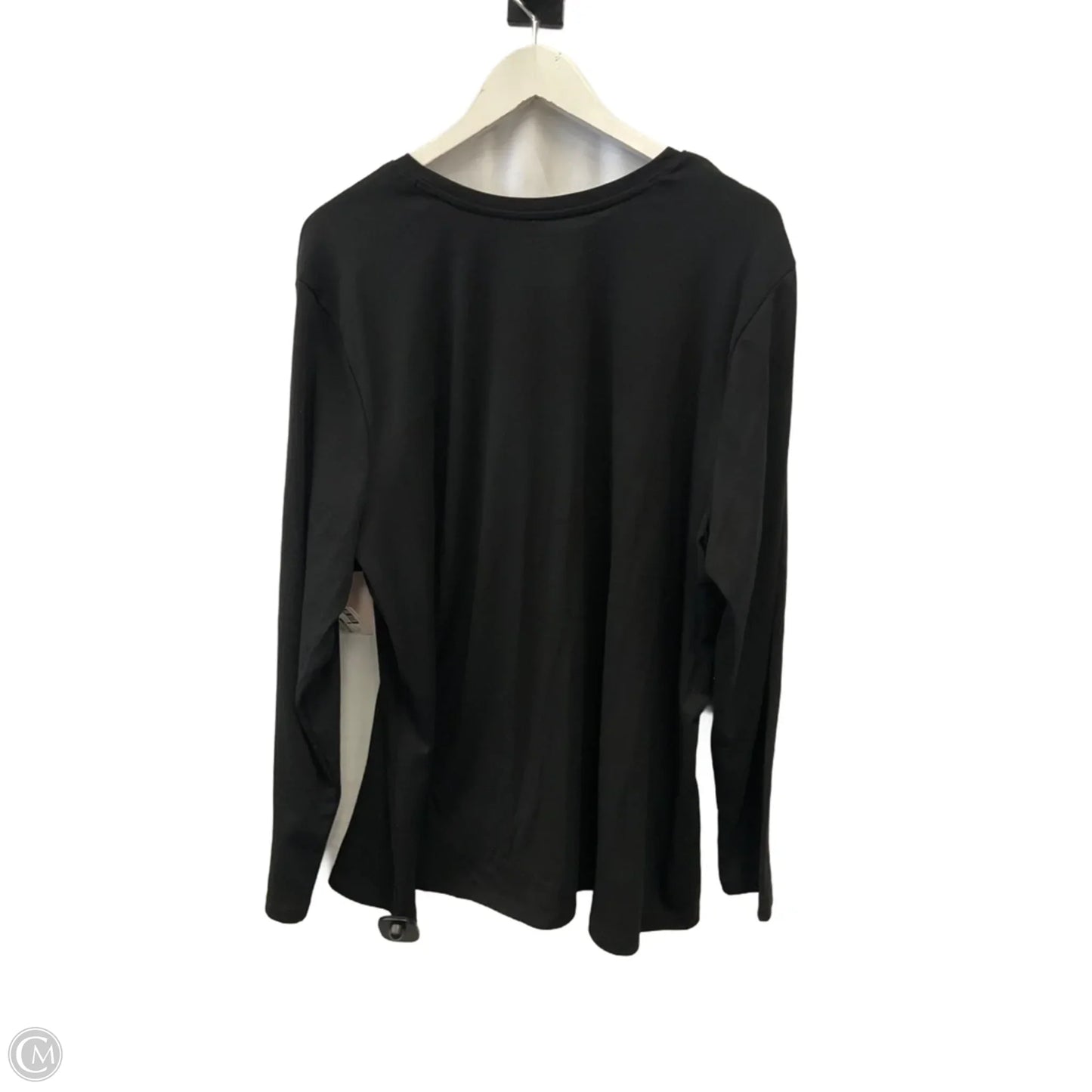 Top Long Sleeve By Lane Bryant In Black, Size: 3x