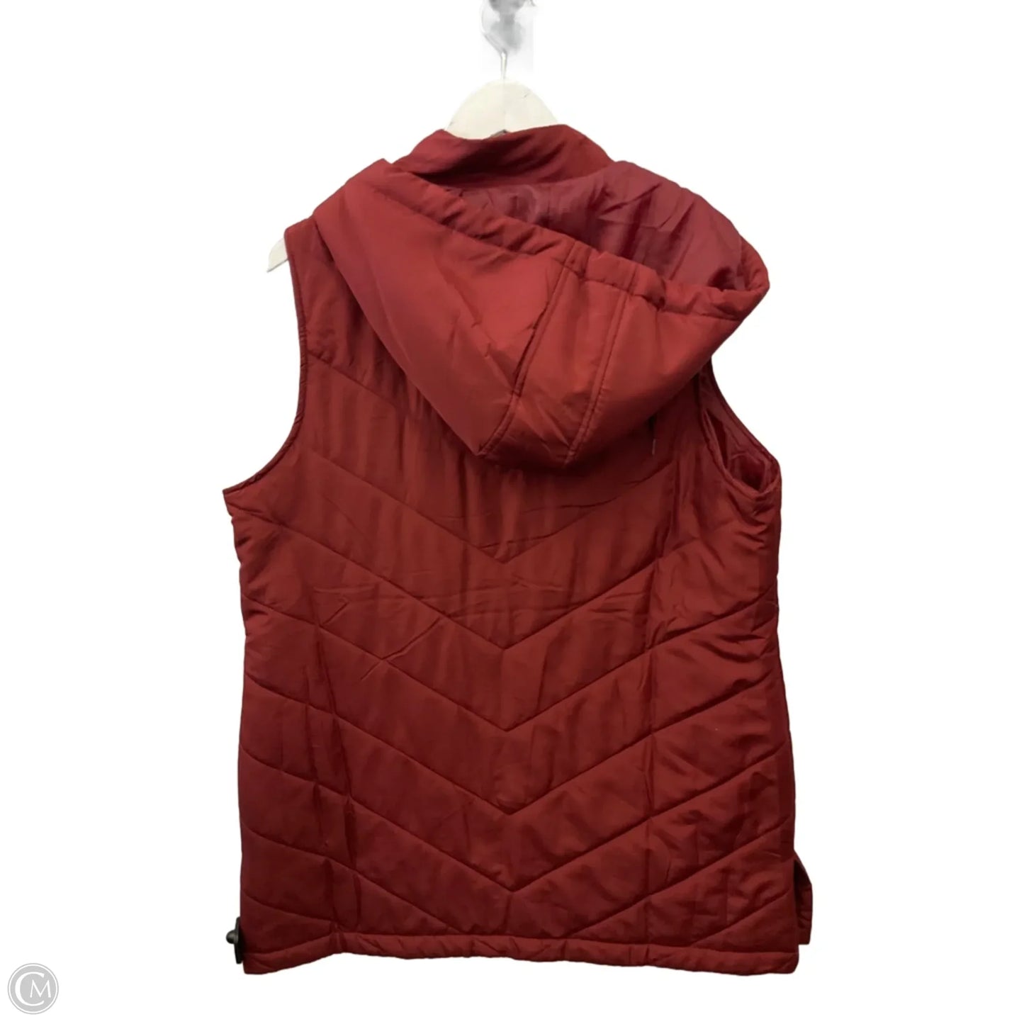 Vest Puffer & Quilted By Christopher And Banks In Red, Size: Xl
