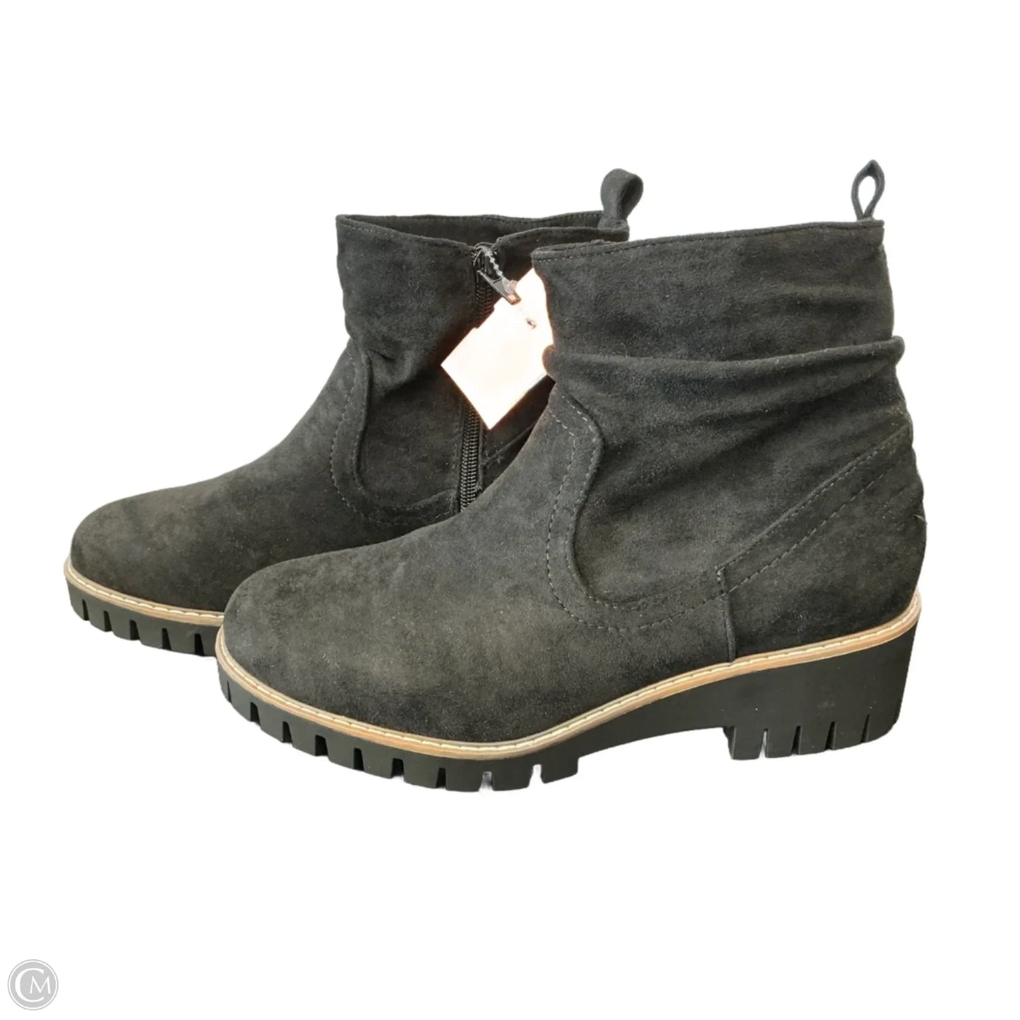 Boots Ankle Heels By Very G In Black, Size: 11