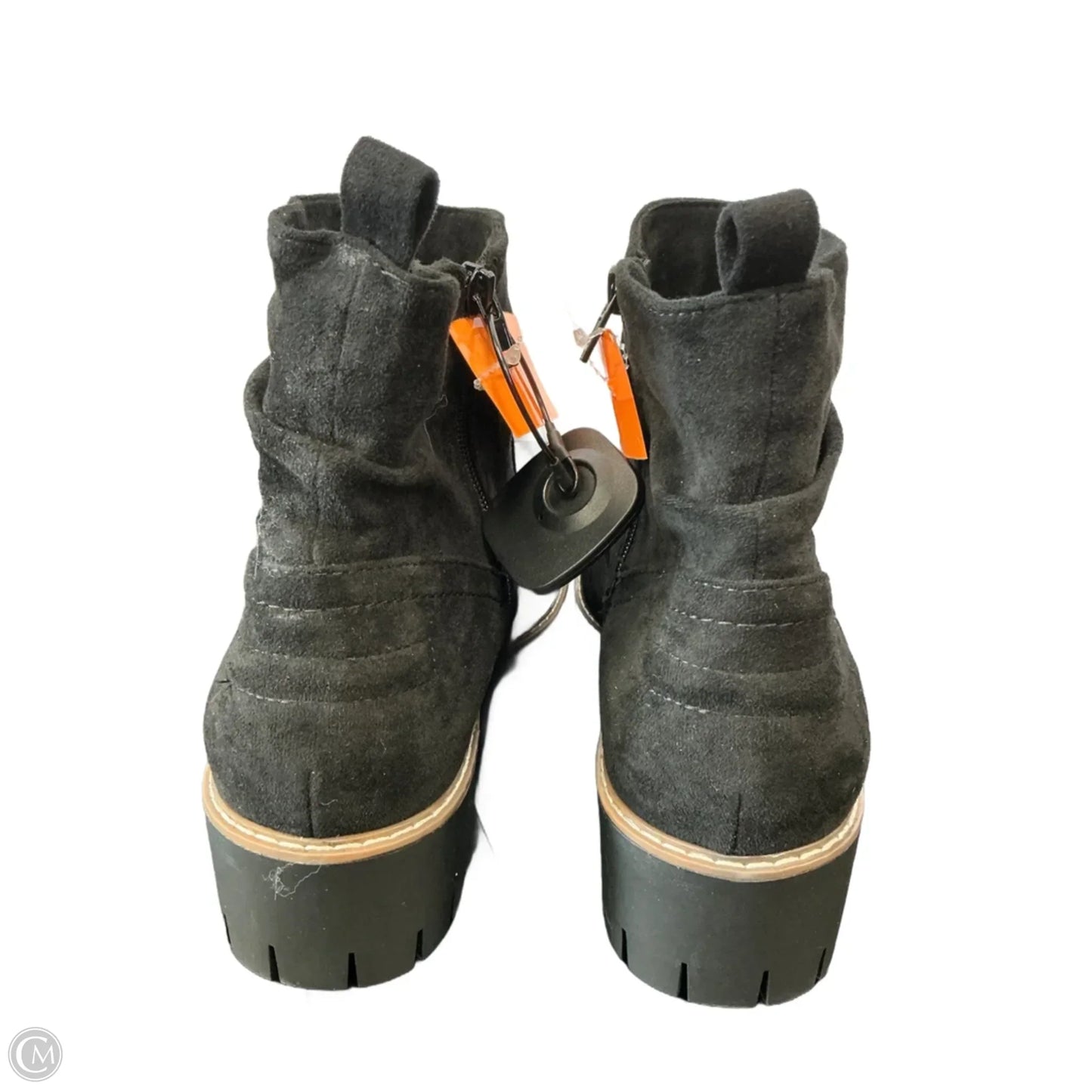 Boots Ankle Heels By Very G In Black, Size: 11