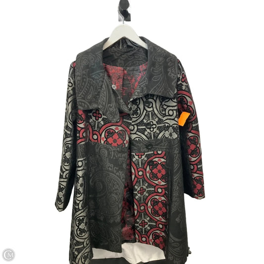 Coat Other By Desigual In Black & Red, Size: L