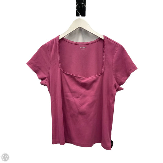 Top Short Sleeve By Old Navy In Pink, Size: 2x