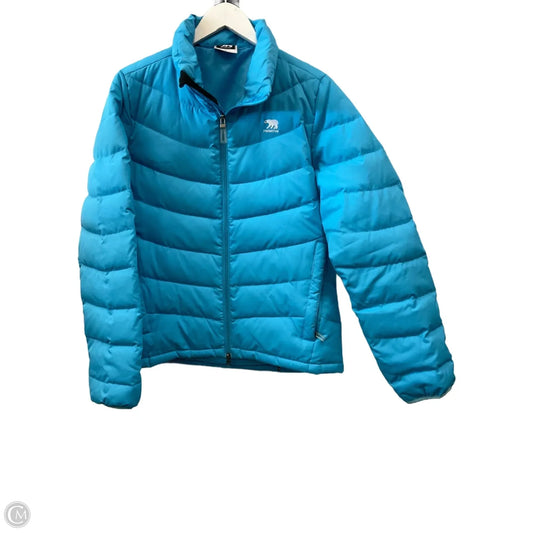 Coat Puffer & Quilted By Clothes Mentor In Blue, Size: M