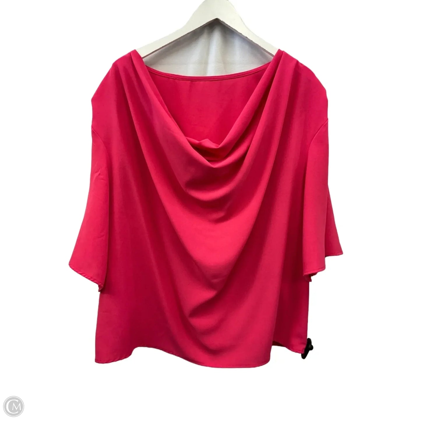 Top Short Sleeve By Cmf In Pink, Size: 2x
