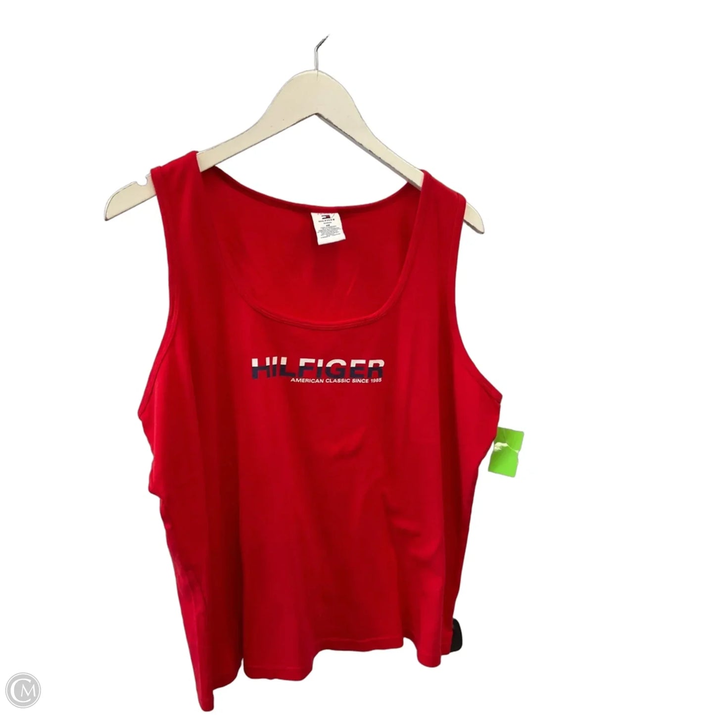 Top Sleeveless By Tommy Hilfiger In Red, Size: 2x