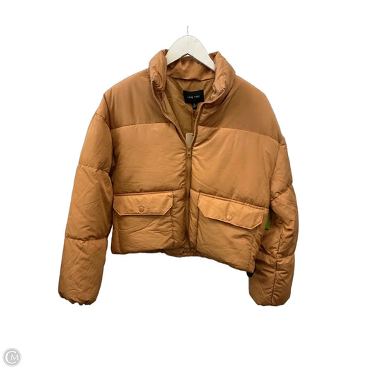 Jacket Puffer & Quilted By Love Tree In Tan, Size: S
