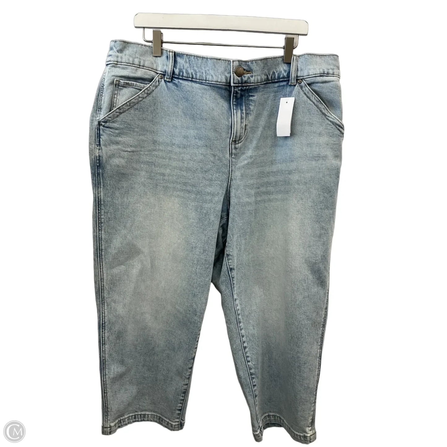 Capris By Lane Bryant In Blue Denim, Size: 18